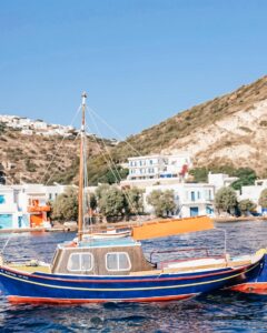 Cariba Heine Instagram - Milos, Milos, Milos. The geology, the water, the gyros. Mm-mm-mm.
