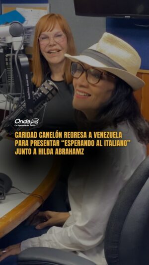 Caridad Canelón Instagram - La actriz y cantante Caridad Canelón @caric7 regresó a Venezuela para la presentación de la obra “Esperando al Italiano” junto a la actuación y producción de @hildaabrahamzoficial.

Lo obra se estará estrenando este 17 de noviembre hasta el 10 de diciembre en las salas del Trasnocho Cultural.

Consigue las entradas en @ticketmundo_ve y escucha la entrevista completa en nuestro canal de YouTube MundoUR Entretenimiento🎧