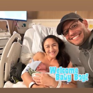 Carla Esparza Instagram - And nowww, introducing, Donovan Lomeli! 9-23-23 😍💙💙💙
Best day of my life 🥰
.
5 hours of active labor, 20 minutes of pushing with zero tearing, and our healthy baby boy was here! We are now resting at home, and loving on our little guy. He’s already SO strong and rolling over at 3 days old 😳💪🏽. So in love 🥰💙
.
Sorry if responses take a bit, just enjoying these precious moments. ❤️