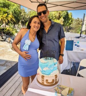 Carla Esparza Instagram - **My heart is so full 🥰🥲**
Best baby shower I could have asked for. Thank you to everyone who helped celebrate our baby boy 💙 and new home. We were so happy to have so many loved ones there, wish we had more time to spend with everyone. I am so grateful for all of the help in preparation, people who made the time to come (some from very far), clean up help, super thoughtful gifts, and most of all the wonderful memories ❤️
.
.
*Special shout-out to @hinna46 & @terriholte28 for helping setup (& my mom) 
* @dominique2z for the AMAZING cake 🎂 
* @mishy_boo27 & @patriciaflor85 for all of the registry help
* @axpopov & Peter for kegerator help
* @elcerroverde for the amazing pupusas
* @ourlifecbd for the wonderful game prizes (cbd tincture, bath bombs, massage oils) *And everyone who helped breakdown!