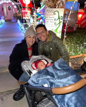 Carla Esparza Instagram - Merry Christmas from our family to yours🎄! We couldn’t be happier than to be celebrating with our son Donovan in our new home 🏡 . Our little Donovan loves to talk, move, smile, and laugh nonstop. Life has been a magnificent whirlwind, but I wouldn’t take a second back because it brought us here. Happy holidays and happy almost new year!😊🎄❤️
