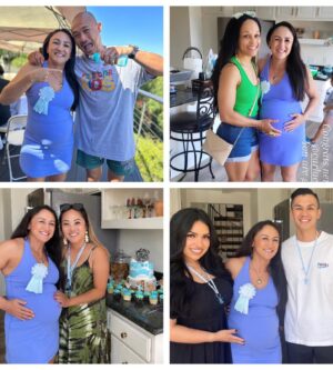 Carla Esparza Instagram - **My heart is so full 🥰🥲**
Best baby shower I could have asked for. Thank you to everyone who helped celebrate our baby boy 💙 and new home. We were so happy to have so many loved ones there, wish we had more time to spend with everyone. I am so grateful for all of the help in preparation, people who made the time to come (some from very far), clean up help, super thoughtful gifts, and most of all the wonderful memories ❤️
.
.
*Special shout-out to @hinna46 & @terriholte28 for helping setup (& my mom) 
* @dominique2z for the AMAZING cake 🎂 
* @mishy_boo27 & @patriciaflor85 for all of the registry help
* @axpopov & Peter for kegerator help
* @elcerroverde for the amazing pupusas
* @ourlifecbd for the wonderful game prizes (cbd tincture, bath bombs, massage oils) *And everyone who helped breakdown!