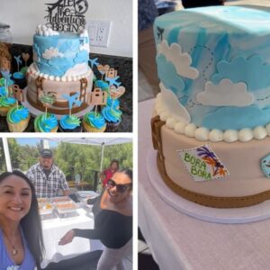 Carla Esparza Instagram - **My heart is so full 🥰🥲**
Best baby shower I could have asked for. Thank you to everyone who helped celebrate our baby boy 💙 and new home. We were so happy to have so many loved ones there, wish we had more time to spend with everyone. I am so grateful for all of the help in preparation, people who made the time to come (some from very far), clean up help, super thoughtful gifts, and most of all the wonderful memories ❤️
.
.
*Special shout-out to @hinna46 & @terriholte28 for helping setup (& my mom) 
* @dominique2z for the AMAZING cake 🎂 
* @mishy_boo27 & @patriciaflor85 for all of the registry help
* @axpopov & Peter for kegerator help
* @elcerroverde for the amazing pupusas
* @ourlifecbd for the wonderful game prizes (cbd tincture, bath bombs, massage oils) *And everyone who helped breakdown!