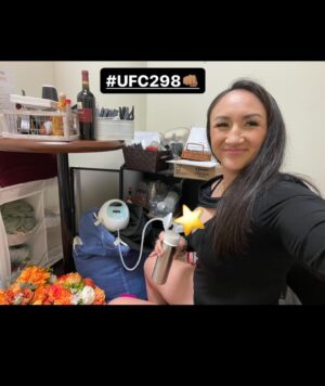 Carla Esparza Instagram - Officially 6 months of 100% breastfeeding 🤱🎉😍! (And still goin). Less than 25% of babies are exclusively breast-fed at six months 😳. I’ve loved the bonding 🥰 and enjoyed the challenge of feeding lil man then running out the door to make it to training 💪🏽🥊🥋 and/or anything else. The funniest time pumping was in the UFC office storage closet at UFC 298 😂. 
.
.
*This is not a bash on anyone else, just proud of myself! Grateful for the flexibility in my work👊🏽*