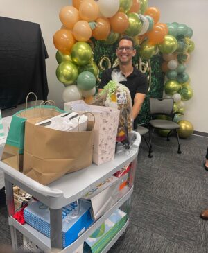 Carla Esparza Instagram - Surprise baby shower!! Thank you @altamedhealths PSC, I am so grateful that my hubby works for such an amazing company with amazing people. ❤️
The time and effort to set this up, make all the homemade desserts, thoughtful gifts (though not what it’s about, super appreciated), and 3 homemade ceviche’s definitely shows so much 🥲❤️🙏🏼