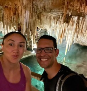 Carla Esparza Instagram - TBT to last week in Bermuda for our babymoon 👶🏻 🌙! Said goodbye to my 2nd trimester (now almost 29weeks😮!). Our final trip as a twosome was amazing, but can’t wait to meet our biggest adventure, our baby boy💙😍. Farewell Bermuda, I will miss your pink sand beaches, caves, and shipwreck snorkeling most of all😊 #bermudatriangle