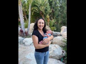 Carla Esparza Instagram - 🎉36🎉! Best birthday of my life thanks to my little Donovan🥰💙💙
.
I decided to stay home this year, but thx to all of my amazing friends & hubby for the thoughtful unexpected surprises! Wonderful wine/note trail to flowers and chocolate followed by a picnic w/the hubby. Loved the edible arrangement💐🍓🧁 @alize_allday , the meal preps to make life easier these weeks @hinna46 , the food delivery for a sushi 🍣 bday dinner @mishy_boo27 , and of course cookies 🍪 for dessert from @marieakchoi !! And the Cookie Monster swag from @the_cooking_penguin & card gifts from @feliceherrig ! And of course all of the thoughtful messages and posts from everyone. I am so overwhelmingly grateful to be alive and to have such wonderful people (friends, fam, & fans) in my life ☺️❤️❤️🥳