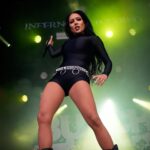 Carla Harvey Instagram - Five foot two AND A HALF in person, ten feet tall on stage 😤 photos by @_lukaphotography_ #butcherbabies #carlaharvey #eyeforaneye #tiltheworldsblind