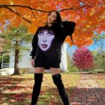 Carla Harvey Instagram - October Rust plays softly in the background🍁#midwestisbest #fallcolors #elvira