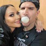 Carla Harvey Instagram - Just slidin through to burst your bubble (swipe) 😂Missing @charbenante 💓Come see @butcherbabies on tour with @mudvayne all summer, and catch my man with @panteraofficial💓