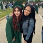 Carla Harvey Instagram - And just like that, we have a high school graduate ❤️ Congrats @miacbenante ❤️The first time i met Mia, we picked her up from elementary school and she immediately asked if i knew how to do cartwheels and if i'd do them with her 🤣🤣All the fear of the moment melted away for me right then and there. I knew we'd be friends. But being friends was just the beginning, I have been honored to be a bonus mom through her journey. Watching her red hair glow on stage while she picked up her diploma was so cool. It was so exciting to see all the kids throwing their caps in the air. I hope they know that their lives are limitless and that they can change their lives at any time. I hope they follow their hearts. What advice would you share with a new graduate?