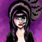 Carla Harvey Instagram - My Halloween drawings are going, going gone after Oct 31. Don't miss out on one of these spooky babes! link in bio and stories 🎃