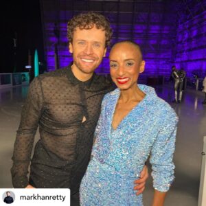 Carley Stenson Instagram - YES YES YES!! What a beautiful first skate!
The choreo ..well @markhanretty ALWAYS perfection and emoting to the music stunning connection story telling through melody every time.
But @adeleroberts YOU !! 🙌🏻🙌🏻🙌🏻🙌🏻 you looked relaxed and performed with ease and grace..brave in so many ways, turning on your own and jumping and EVERYTHING I was always so terrified to do! You were in it and I felt it x so impressed you two!! 😘😘😘😘