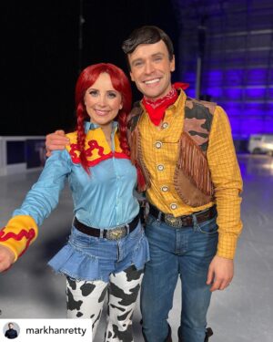 Carley Stenson Instagram - Absolutely!!!!

Posted @withregram • @markhanretty Mega thanks to everyone for the support for our Toy Story performance. 
Carley did brilliantly and I’m so chuffed for her🥳🤩🤩

So many people to acknowledge and thank. Particularly my wife Kathy who’s been co choreographer this week too as we make step and style decisions  and changes around the living room all week! ❤️ @kathyhanretty 

So much fun to share the ice with fellow pros! @icelukasz @alex_lukasz @vickyogden and @brendynhatfield 🎉
Thank you @thedanwhiston and Karen for bringing the toys to life! 

Props to hair, make up and wardrobe for their epic creation of Jessie and Woody! @marcosgmakeup @awinterburn1 @lisadaveyhair @hollylouisehmua @vickygilldesign @sydneylema 

Straight back at it for next week!! 
Have a good one everybody. ☮️✌🏻#toystory #woody #jessie #dancingonice #iceskating #movieweek
