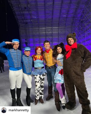 Carley Stenson Instagram - Absolutely!!!!

Posted @withregram • @markhanretty Mega thanks to everyone for the support for our Toy Story performance. 
Carley did brilliantly and I’m so chuffed for her🥳🤩🤩

So many people to acknowledge and thank. Particularly my wife Kathy who’s been co choreographer this week too as we make step and style decisions  and changes around the living room all week! ❤️ @kathyhanretty 

So much fun to share the ice with fellow pros! @icelukasz @alex_lukasz @vickyogden and @brendynhatfield 🎉
Thank you @thedanwhiston and Karen for bringing the toys to life! 

Props to hair, make up and wardrobe for their epic creation of Jessie and Woody! @marcosgmakeup @awinterburn1 @lisadaveyhair @hollylouisehmua @vickygilldesign @sydneylema 

Straight back at it for next week!! 
Have a good one everybody. ☮️✌🏻#toystory #woody #jessie #dancingonice #iceskating #movieweek