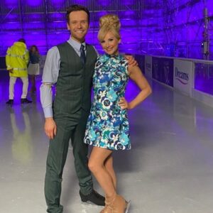 Carley Stenson Instagram - Break another little bit of my heart now, darling… 

Loving this @dancingonice journey with you @markhanretty ❤️