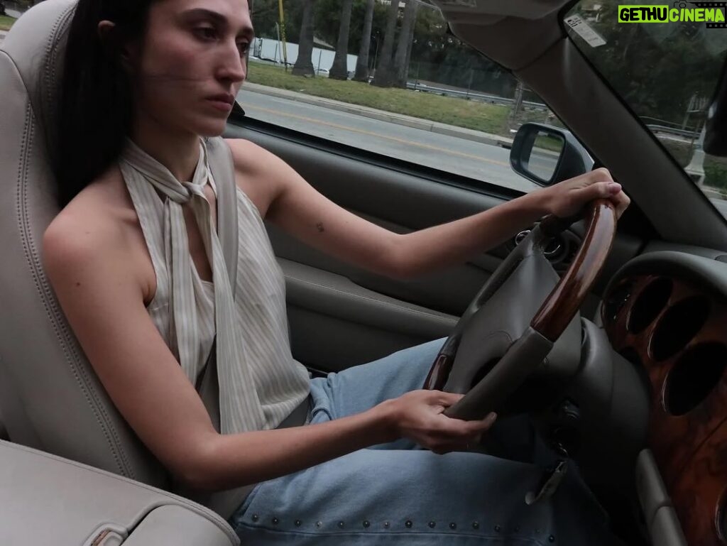 Carlota Guerrero Instagram - A dark car series we did with @_ameliakring for @palomawool in Los Angeles