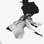 Carlson Young Instagram - BW art by @bamb11n