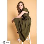 Carly Chaikin Instagram - #Repost @wwd (@get_repost) wearing @ullajohnson ・・・ Did you know: @carlychaikin of "Mr. Robot" has been painting for about a decade? The actress, who plays Darlene on the show, is a self-taught artist who lists Salvador Dalí and Chuck Close as some of her idols. Chaikin told WWD that painting is a form of meditation for her — A much-needed one given the intensity of "Mr. Robot." See a piece Chaikin is working on at WWD.com (📷: @jilliansollazzo) #wwdeye