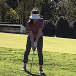 Carly Chaikin Instagram - Swing progress. First swing is from the end of 2017 and I was so bad it made me need to get good. Took my first lesson in 2018, started taking it more seriously 2019, committed in 2020, dropped from a 23 - 14 in 2021, currently an 11.9 and we’re getting to single digits by the end of the year #golf #womenwhogolf #golfswing #swingprogress #scratchgolf