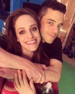 Carly Chaikin Instagram - Today @ramimalek and I shot our last real scene together and.... I literally just don’t have words. Can’t wait for you guys to see this new season, it’s gonna be epic.  #MrRobotFarewell #oyeicanthandlethis
