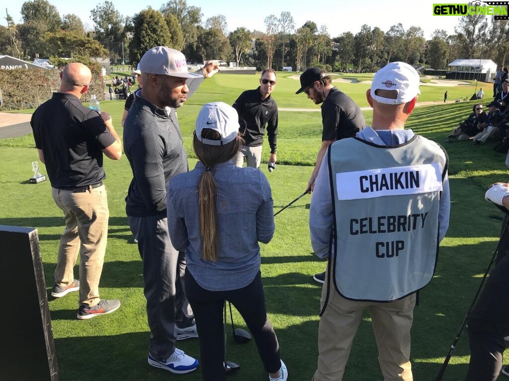 Carly Chaikin Instagram - Literally had the best time playing in the Celebrity Cup on Team Watson - also thank you to the best playing partner @dereklfisher and group @prattprattpratt @blaironealgolf wearing my amazing @foraygolfusa