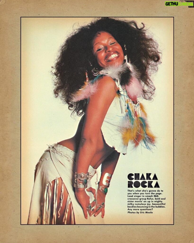 Carly Simon Instagram - Sending congratulations to Chaka Khan on joining The Rock and Roll Hall of Fame!!!