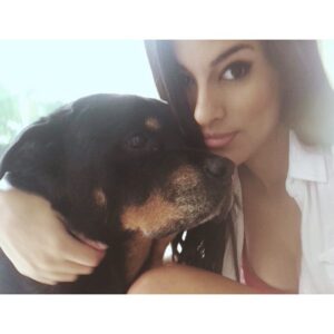 Carmela Zumbado Instagram - As truthful as the sky is blue, my favorite part of life is you.... #babyLulu #rottie #canthandlethecuteness