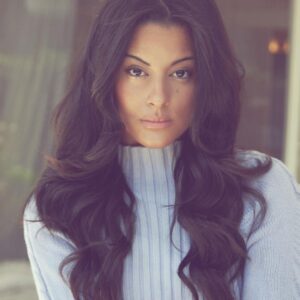 Carmela Zumbado Instagram - The face you make when you're wearing a turtleneck in august in the San Fernando Valley ☀️✨🙄