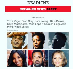 Carmen Ejogo Instagram - Cat out the bag. 
This one’s going to be wicked and a bit mental.
#imavirgo
@jharreljerome @bootsriley