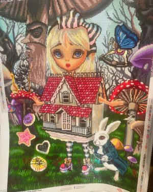 Carmen Porter Instagram - Mi última obra de Diamonds Painting. He alucinado con la calidad de los lienzos de @diamondartclub ❤️❤️❤️💎💎💎