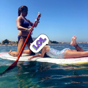 Carmen Porter Instagram - Siempre hay que remar a favor del viento!!!! O no? 🤪🤪🤪