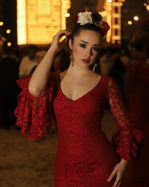 Carmen Sánchez Instagram - Ha sido mi primera Feria , pero sin duda no la última💃❤️