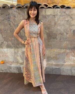 Carmen Soo Instagram - Day 2 CNY 
Malling with family and one fairy Princess 😍 More people are in town/staying in town this CNY.

My beautiful CNY set from a new discovery local brand @inisaya.my inisaya.my thanks to @andreakee for introducing.