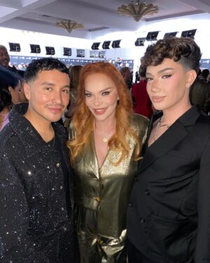 Carmit Bachar Instagram - A night to remember!!! @glaad Awards🏆  So incredible to witness the greatness, love and acknowledgment of the magic this community is! 🫶🏻
Thank you @anthonyramosah & to my sexy date @etienneortega I love you! 
What a treat to see all these fabulous people in one room✨ @itsshangela @michellevisage @jamescharles @vincint @meredithmarks 
& of course to my @mattdillon1983 always!!
Glam team on point🔥
@nonjamckenzie @curatedbynonjamckenzie 
Mua @michpage 
Hair @glambyziggy 
#glaadawards