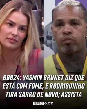 Carol Garcia Instagram - Sempre achei desrespeitoso comentar sobre o prato de comida de alguém. É constrangedor. 
O momento da refeição de alguém é sagrado e cada um sabe das necessidades do próprio corpo. 
Nos casos de compulsão alimentar oriundos de dificuldades emocionais e psicológicas, o seu comentário fica ainda mais grosseiro e indelicado.
Não devemos ser invasivos nos processos de ninguém. 

PAREM DE SER DESELEGANTES, DESRESPEITOSOS E INVASIVOS. 
Olhemos para a nossa saúde, para o nosso corpo, para os nossos desejos... 

———Homens estão cada vez mais egoístas, então que sejam egoístas nesse momento e olhem apenas para o prato de comida de vocês, deixem a gente em paz.

> o participante do BBB, que é chamado no diminutivo (o que combina perfeitamente) está inadequado em diversas questões – porém, sempre é relacionado a uma mulher... não é por acaso – é assim que é – homens se acham proprietários dos corpos femininos... mesmo os corpos de pessoas que não lhe deram nenhuma confiança, afinal, eles tem o delírio de que são os donos de tudo. 

“que isso, boa de boca”
“magra de ruim, como que nem homem”
“vai comer de novo? vai engordar hein”
“que prato de peão é esse?”
 #bbb #rodriguinho #compulsaoalimentar #respeitoaoproximo #sacocheio