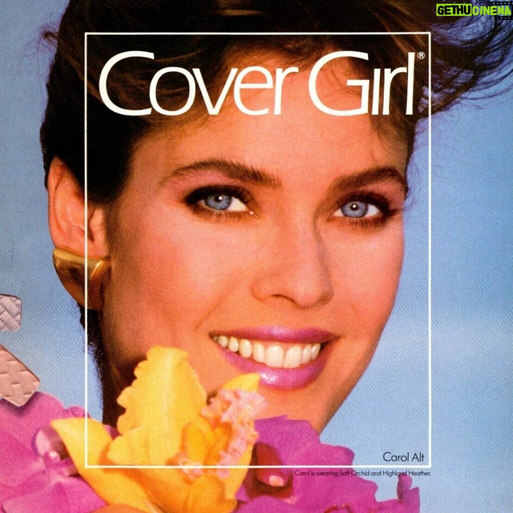 Carol Alt Instagram - #ThrowbackThursday vibes with this @covergirl AD from a past #Thursday. Reminiscing about unforgettable moments and feeling grateful for the memories. 🌟💫 #TBT