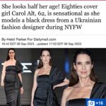 Carol Alt Instagram – https://www.dailymail.co.uk/tvshowbiz/article-12497665/She-looks-half-age-Eighties-cover-girl-Carol-Alt-62-sensational-models-black-dress-Ukrainian-fashion-designer-NYFW.html Thank you @dailymail ❤️and @nizie_en emirshah