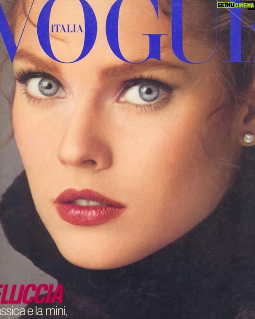 Carol Alt Instagram - #cover #sunday @vogueitalia #supermodel #actorslife