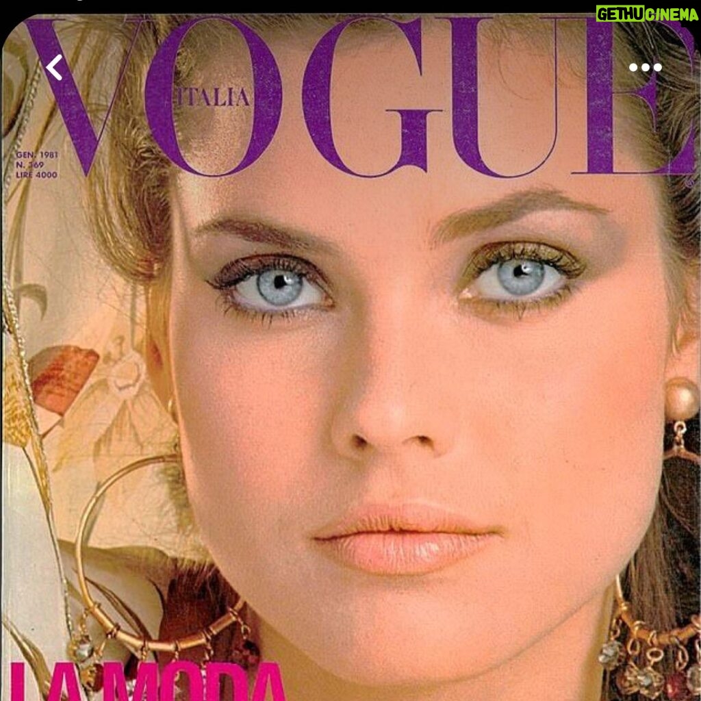 Carol Alt Instagram - Vogue Italia cover on a stylish Thursday! #ThrowbackThursday #VogueItalia #tbt