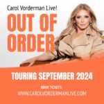 Carol Vorderman Instagram – Save the date: September 12th! My debut POLITICAL book ‘OUT OF ORDER: What’s Gone Wrong with Britain and One Woman’s Mission to Fix It’ is hitting shelves, published by @headlinebooks ! 🇬🇧 You can also join me on an exhilarating journey as I hit the road for a LIVE book tour! 🎤 Your unwavering support has fueled this passionate path, and I can’t wait to share it with you ❤️ Pre-order now via the link in my bio!

Prepare for a whirlwind ride through the tangled web of political influence shaping the UK’s destiny. Brace yourselves for untold stories, belly laughs, and eye-opening revelations! Can you guess whose names might be dropped? 😉

PS: Book your tour ticket now to secure a copy of the book included in the price of a ticket. Trust me, you won’t want to miss out on my 11 nationwide shows from September 12th to 30th! Link in bio for all the deets or head to www.carolvordermanlive.com. Let’s do this! 💥 @southbankcentre @storyhouselive @gliveguildford @bmusic_ltd @newtheatreoxford @tyneoperahouse @buxtonoperahouse