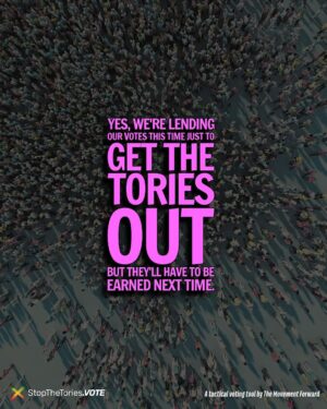 Carol Vorderman Instagram - Our tactical voting website has relaunched. Guidance for May 2nd is now available.

Back in 2022, we shared some tips about how to vote tactically to get your local Tory out and it helped swing *some* votes.

Then in In 2023, The Movement Forward launched the first ever tactical voting tool for the UK’s local elections and almost half a million smart voters used #StopTheTories

In unrelated news, 1063 Tory councillors lost their seats.

Today we have relaunched our StopTheTories dot vote website. The updated site features your guidance for the 2024 local elections and mayoral elections.

Coming very soon will be advice for the Police & Crime Commissioner elections.

Austerity, Brexit, privatisation, mass poverty, the failing economy, bigotry, inequality, division - we didn’t vote for any of it.

Together we’ll make it clear that it was us - the voters - who showed up to use our votes mainly to remove the Tories

It might not be the General Election we have been waiting for but on May 2nd, you can Stop The Tories at the #LocalElections2024 at stopthetories.vote