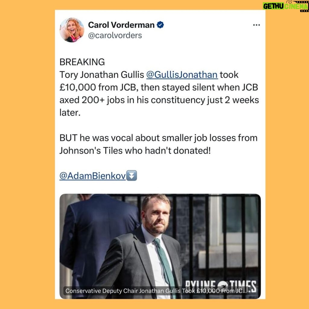 Carol Vorderman Instagram - TWITTER ROUND UP The Tories are pumping out their missives on Twitter. I feel the need to respond sometimes. 😉😉 Not long now