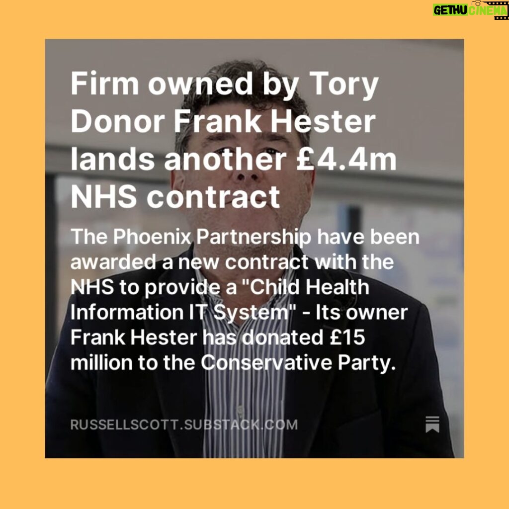 Carol Vorderman Instagram - A FEW DAYS IN THE TORY SEWER Frank Hester’s company has received £400 million in govt IT contracts and has donated £15 million to the Tory party. Last month it was revealed Hester said of Labour MP Diane Abbott that “she makes me want to hate all black women” and “she should be shot”. It’s now been revealed the Tories rewarded Hester with another contract for £4.4 million days later, even though the NHS England boss described his comments as “racist, sexist and violent”. Grant Shapps Defence Secretary has said that Tories will find more than £20 billion of money by cutting civil servants and replacing them with IT. So more contracts for Sunak’s family firm Infosys, the Post Office scandal company Fujitsu (Infosys and Fujitsu have a partnership) and for Frank Hester I guess? Rishi Sunak forces through the disgraceful Rwanda Bill costing us £500 million to send 200 refugees to Rwanda and then we will receive a similar number of people seeking asylum FROM Rwanda to the UK. Who’s profiting from all of this? The morning after the Bill was passed, Sunak tweets a ‘Happy St George’s Day’ message minutes after the report of 5 refugees, including a child, drowning in the Channel. Maybe just bad timing but …. By the way, Ben Habib, deputy leader of the Reform UK Ltd Party tells Talk TV that he would leave refugees to drown rather than save them if a boat capsized in the Channel. Not a whiff of his comments in the Daily Mail or Express or Telegraph or BBC so far. SIGN UP with us now for tactical voting advice. Type in your postcode with us at STOP THE TORIES. VOTE Tory researcher close to the Security Minister is charged with spying for China… Ben Houchen, the Tory Teesside Mayor is up for election on May 2nd. Local entrepreneur and Middlesborough FC Chairman Steve Gibson who had supported Houchen in the past says that Houchen has ‘sold the future of generations’ when Houchen’s appalling deal for Teesworks and Freeport gifted £500 million to two businessmen. Gibson now supports Labour. If Houchen loses (polls say neck and neck with Labour) that could mean the end of Sunak.