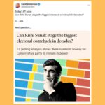 Carol Vorderman Instagram - TWITTER ROUND UP 👍🏼 The latest You Gov poll was another nightmare for the Tories. Marvellous The FT asked “Can Rishi Sunak could stage the biggest electoral comeback in decades?” The answer was an obvious NO, next question. In the critically important debate about leaving the European Convention on Human Rights ECHR brought in after World War Two to protect us all from fascism. No wonder the Tories want to do away with it. They use their distraction of ’Stop The Boats’ when really it’s about destroying our employment rights and justice. The More In Common electoral research company found that the vast majority of UK wants to stay within the ECHR’s protective cloak, thank God. According to a Tory gossip site, Sunak’s wife has been saying that she wants an early election so the Sunaks can move to California asap. I suspect the private jet has already been booked! Reform UK Ltd (a company with majority shareholder Nigel Farage, not set up like other political parties at all) has removed 2 of its election candidates after allegations of racism. Some Reform members are racist? Are you as “not-shocked” as me? Tory MP (& Boris Johnson lookalike Lord help us) Michael Fabricant has apologised to Dale Vince after making false allegations about him, quoting the appalling Tory gossip site (yes there are more than one) Guido Fawkes. It’ll be interesting to see how many more apologies are forthcoming in the coming days. April 30th - new Brexit import charges begin. Importers of food and plants are describing it as a Tory “bag of a fag packet plan”. Conservative party plans to sell their members’ data discovered. Honestly, I think they’d sell their grandmothers….. @LedByDonkeys new film showing Foreign Secretary David Cameron saying ‘he can’t recall’ the legal advice he’s received about the UK arming Israel, while it bombs civilians in Gaza. So either he’s a sh*t Foreign Secretary or he’s telling fibs… or of course both could be true!!! It’s up to all of us to do away with this bunch of morally bankrupt charlatans so that there will be no way they can hold power again. And we can do it