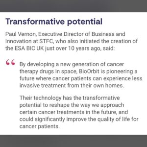 Carol Vorderman Instagram - PROUD MOTHER MOMENT ❤️

My daughter, @cambridgeuniversity nanotech research scientist, @katie.science 
Dr Katie King Ph.D founded a space company BioOrbit last yr, part sponsored by European Space Agency @esa.

She has just won INNOVATOR OF THE YEAR AWARD at @everywomanUK 

By taking certain cancer drugs to space, the perfect crystallisation of proteins in microgravity will allow patients to inject under the skin at home instead of going into hospital for chemotherapy.

First process trial... in space...coming soon. 

I’ll be going to that rocket launch for sure!!!

❤️❤️