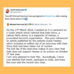 Carol Vorderman Instagram - TWITTER ROUND UP 👍🏼 The latest You Gov poll was another nightmare for the Tories. Marvellous The FT asked “Can Rishi Sunak could stage the biggest electoral comeback in decades?” The answer was an obvious NO, next question. In the critically important debate about leaving the European Convention on Human Rights ECHR brought in after World War Two to protect us all from fascism. No wonder the Tories want to do away with it. They use their distraction of ’Stop The Boats’ when really it’s about destroying our employment rights and justice. The More In Common electoral research company found that the vast majority of UK wants to stay within the ECHR’s protective cloak, thank God. According to a Tory gossip site, Sunak’s wife has been saying that she wants an early election so the Sunaks can move to California asap. I suspect the private jet has already been booked! Reform UK Ltd (a company with majority shareholder Nigel Farage, not set up like other political parties at all) has removed 2 of its election candidates after allegations of racism. Some Reform members are racist? Are you as “not-shocked” as me? Tory MP (& Boris Johnson lookalike Lord help us) Michael Fabricant has apologised to Dale Vince after making false allegations about him, quoting the appalling Tory gossip site (yes there are more than one) Guido Fawkes. It’ll be interesting to see how many more apologies are forthcoming in the coming days. April 30th - new Brexit import charges begin. Importers of food and plants are describing it as a Tory “bag of a fag packet plan”. Conservative party plans to sell their members’ data discovered. Honestly, I think they’d sell their grandmothers….. @LedByDonkeys new film showing Foreign Secretary David Cameron saying ‘he can’t recall’ the legal advice he’s received about the UK arming Israel, while it bombs civilians in Gaza. So either he’s a sh*t Foreign Secretary or he’s telling fibs… or of course both could be true!!! It’s up to all of us to do away with this bunch of morally bankrupt charlatans so that there will be no way they can hold power again. And we can do it