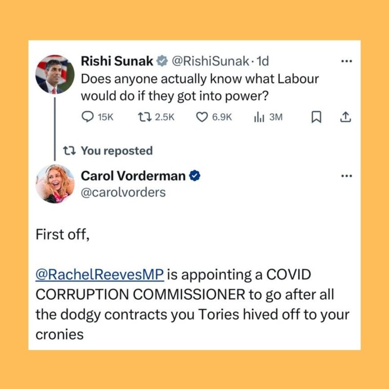 Carol Vorderman Instagram - TWITTER ROUND UP The Tories are pumping out their missives on Twitter. I feel the need to respond sometimes. 😉😉 Not long now