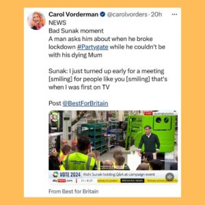 Carol Vorderman Instagram - TWITTER ROUND UP 

The Tories are pumping out their missives on Twitter.

I feel the need to respond sometimes.

😉😉

Not long now