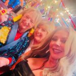 Carol Vorderman Instagram - LATE NIGHT LYCETT I had the best time last night with amazing @joelycett (BAFTA winner), @jackdaverooke (Big Boys BAFTA winner), @sophiewillan (BAFTA winner ). Me and @johnnyvegasreal brought our Tadpole swimming certificates but they didn’t quite compare!! LOLS. Hair & Makeup: @marcosgmakeup Dress is a cheapie from the interweb Rainbow lanyard - get one NOW